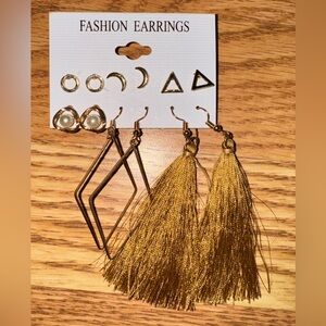 NWT Earrings - Fashion Jewelry 6 Pairs